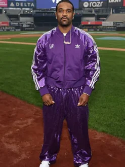 ASAP Ferg Yankee Stadium Purple Sequin Tracksuit