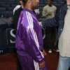 ASAP Ferg Yankee Stadium Purple Sequin Tracksuit Left Side