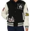 Adult-Unisex-Mickey-Mouse-Black-Varsity-Jacket