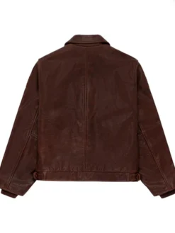 Aime Leon Dore Vanson Brown Pony Hair Bones Jacket