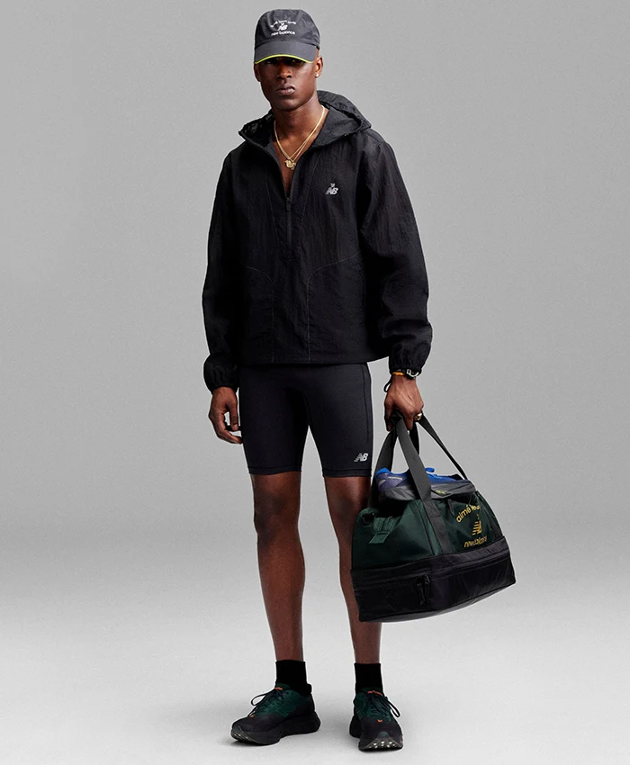Aimé Leon Dore x New Balance SS26 Black Running Jacket