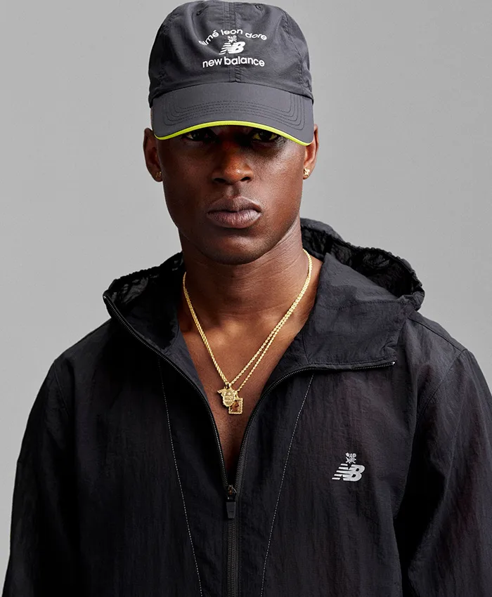 Aimé Leon Dore x New Balance SS26 Running Black Jacket