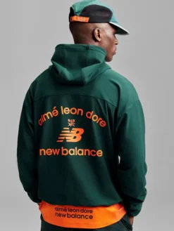 Aimé Leon Dore x New Balance SS26 Running Green Jacket