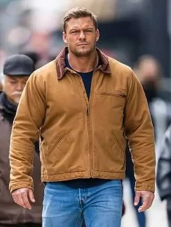 Alan Ritchson Reacher S02 Brown Jacket