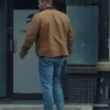 Alan Ritchson Reacher S02 Brown Jacket Back View