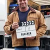 Alan Ritchson Reacher S02 Brown Jacket Front View