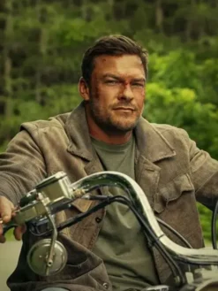 Alan Ritchson Reacher S03 Corduroy Jacket Side View