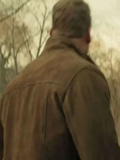 Alan Ritchson Reacher S03 Suede Leather Jacket Back Side