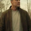 Alan Ritchson Reacher S03 Suede Leather Jacket Front Side