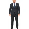 Reacher Season 1 Alan Ritchson tailored black suit for formal and business occasions