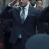 Alan Ritchson Reacher Season 2 Jack Reacher Black Suit front view in black