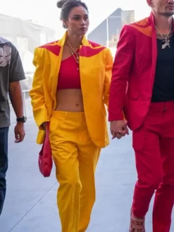 Alessa Holloway UFC 329 Yellow Suit