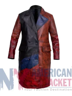 Alicia Keys American Idol Leather S24 Coat Front View