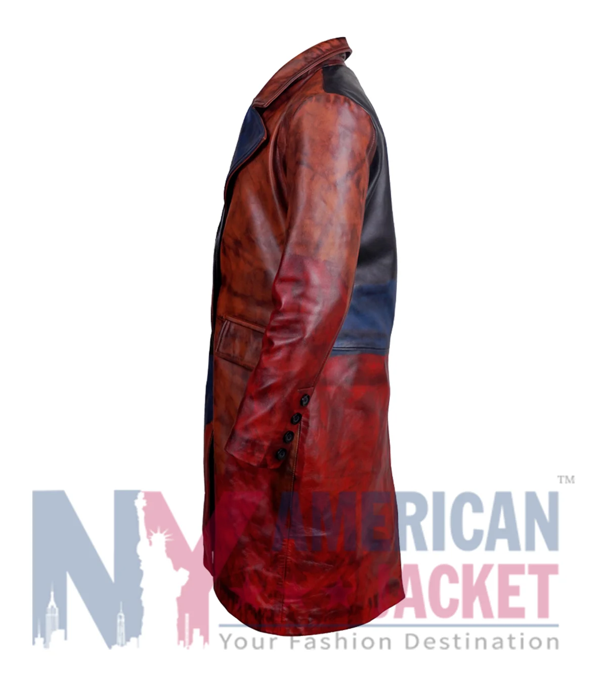 Alicia Keys American Idol S24 Leather Coat Left View