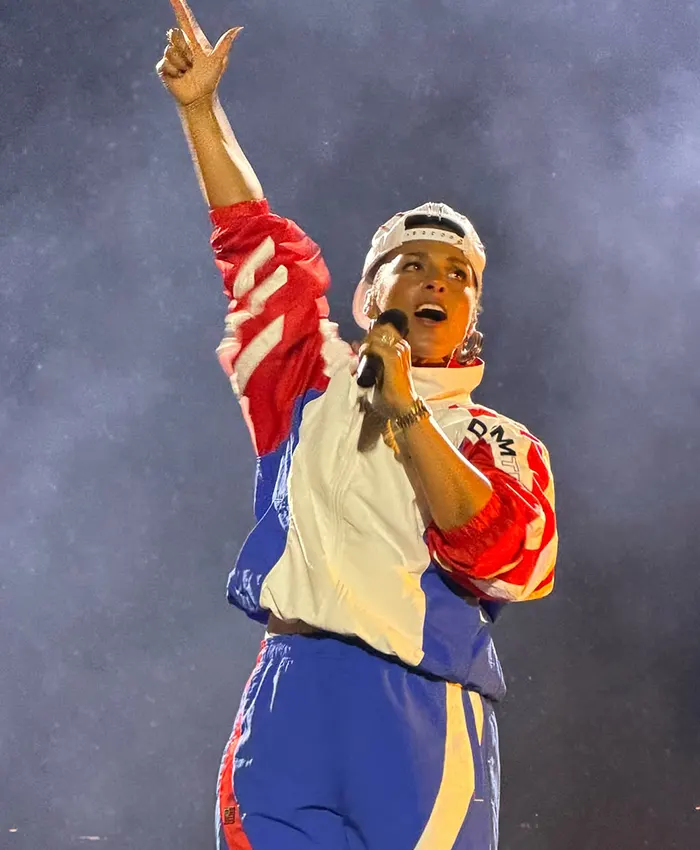 Alicia Keys JAŸ-Z 30 Yankee Stadium Denim Tears Tracksuit