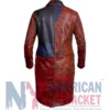 Alicia Keys Leather American Idol S24 Coat Back View