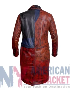 Alicia Keys Leather American Idol S24 Coat Back View