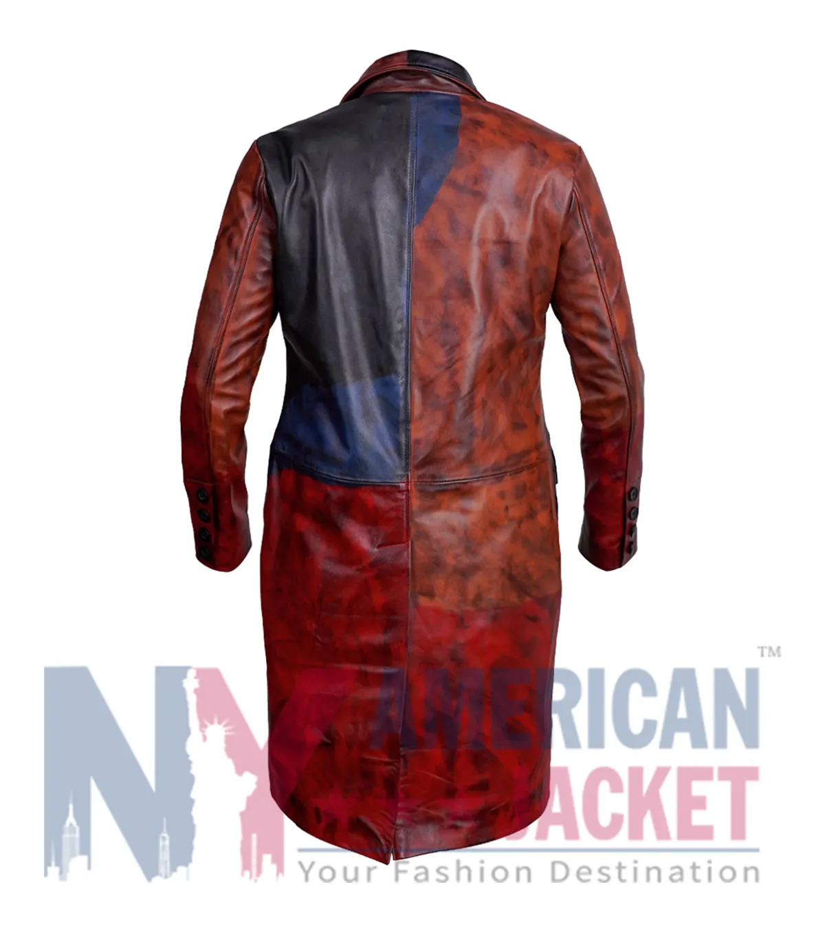 Alicia Keys Leather American Idol S24 Coat Back View