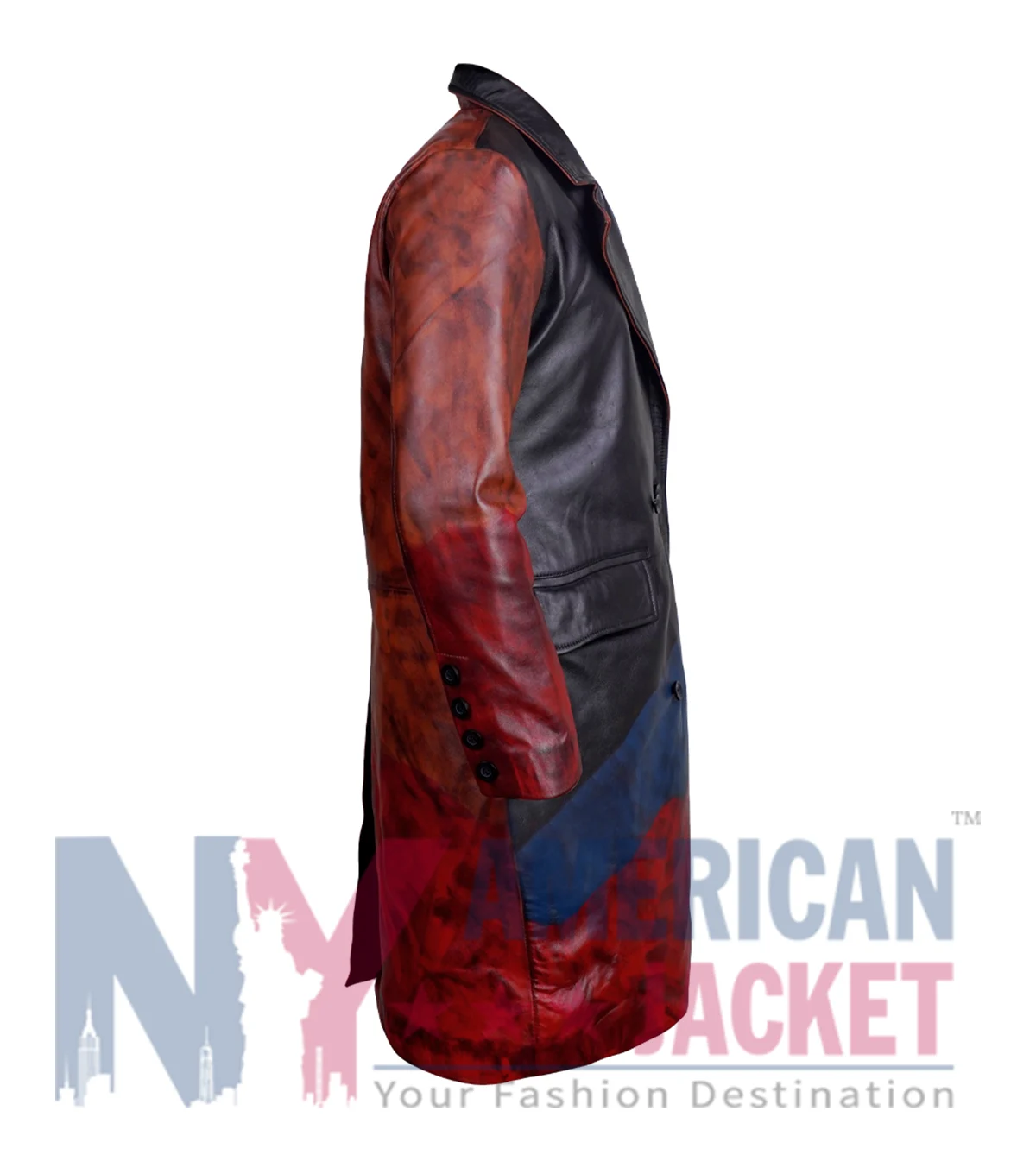 Alicia Keys S24 American Idol Leather Coat Right View