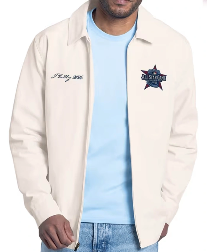 All Star Game MLB Philly 2026 Starter White Jacket Sale