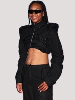 Allisha-Gray-AT&T-WNBA-All-Star-Weekend-Black-Jacket