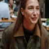 Amanda Batula In the City Season 1 Green Cotton Jacket front view