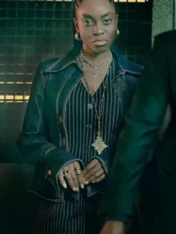 Anita Joy Uwajeh 2026 Fightland Blue Denim Jacket