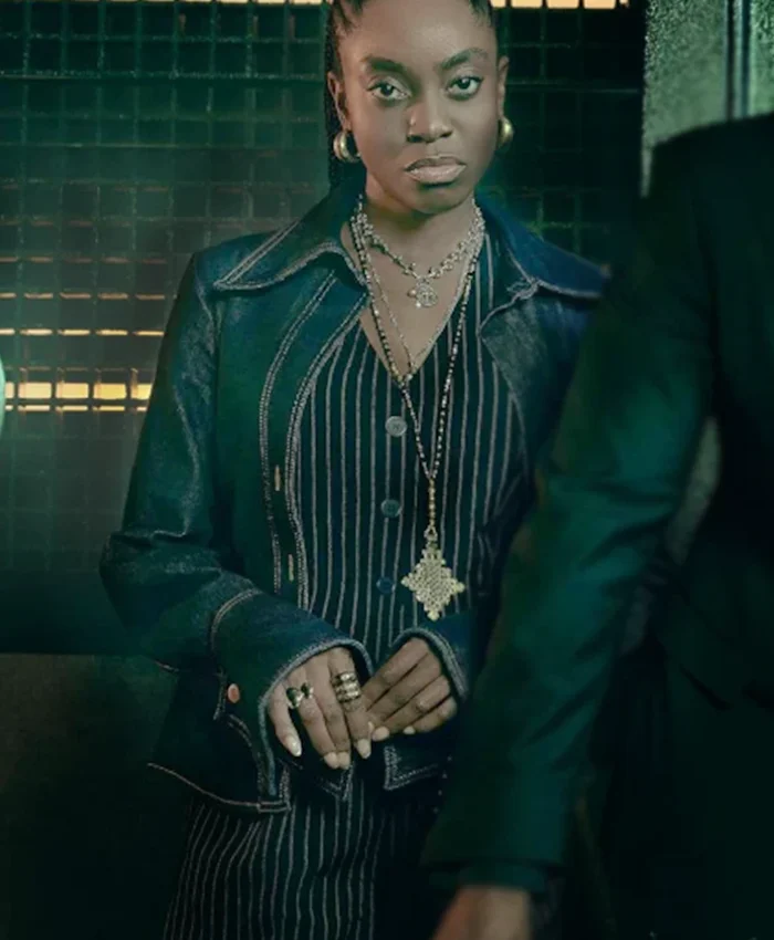 Anita Joy Uwajeh 2026 Fightland Blue Denim Jacket