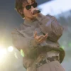Arirang Paris Tour J-hope Louis Vuitton Varsity Jacket Side View