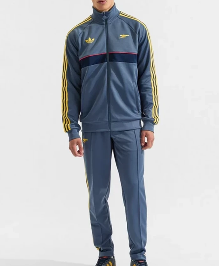 Arsenal Adidas 26-27 OG Pack Tracksuit featuring stand-up collar and pants