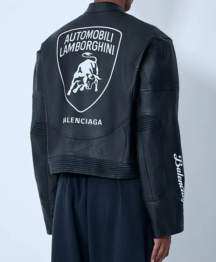 Automobili-Lamborghini-Balenciaga-Black-Leather-Jacket