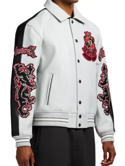 Avirex 2 Tone Goth Jacket Right View