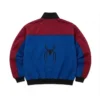 Back View Spider-Man Chris Wesly Red And Blue Bomber Jacket