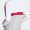 Back View of Adidas Originals Liverpool CF White And Grey Track Jacket