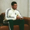 Back view of Jude Bellingham EA FC 27 White Adidas Real Madrid Tracksuit