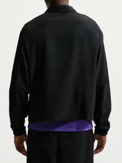Back view of Nike FC Barcelona x Kobe Bryant Away Black Woven Track Jacket