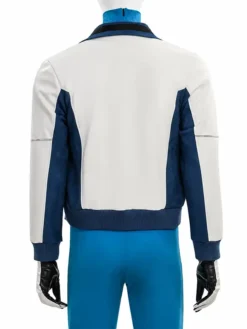 Back view of Pedro Pascal Fantastic Four Avengers Doomsday 2026 Leather Jacket