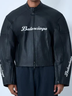 Balenciaga-Automobili-Lamborghini-Black-Leather-Jacket