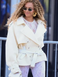 Beyonce FIFA World Cup 2026 Final White Coat Side View