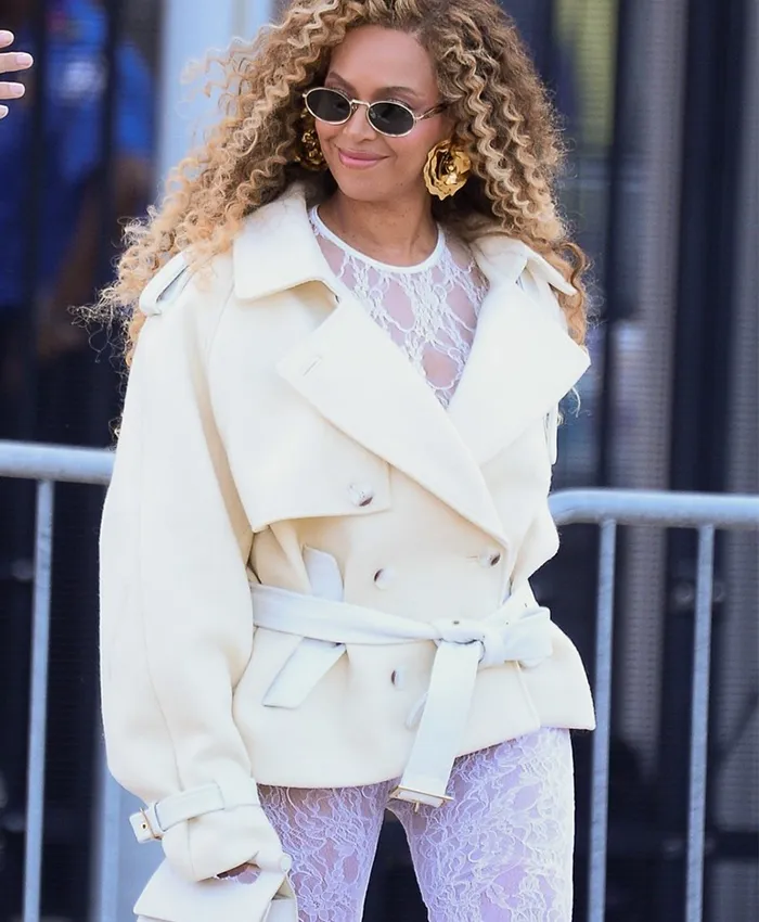 Beyonce FIFA World Cup 2026 Final White Coat Side View
