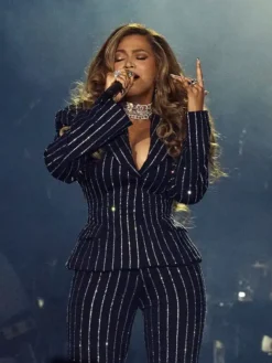 Beyoncé New York Yankee Stadium Black Blazer