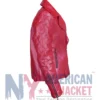 Billie Connelly Pink Sex Life Leather Jacket Right View