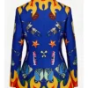 Birds Of Prey Harley Quinn Blue Blazer