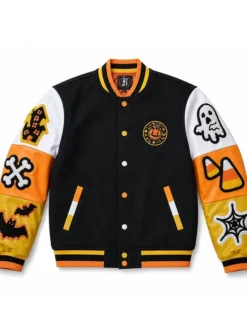 Boo Varsity Jacket For Halloween