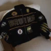 Boston Bruins Black Charlie McAvoy Bomber Jacket