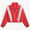 Boston Red Sox Off Season x MLB Red Full-Zip Track Jacket front with bold look