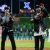 Boyz II Men MLB All-Star Game 2026 Black Satin Jacket