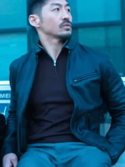Brian Tee Reacher S03 Black Leather Jacket