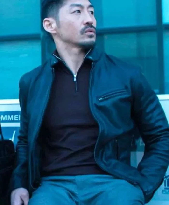 Brian Tee Reacher S03 Black Leather Jacket