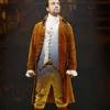Brown Alexander Hamilton Wool Coat